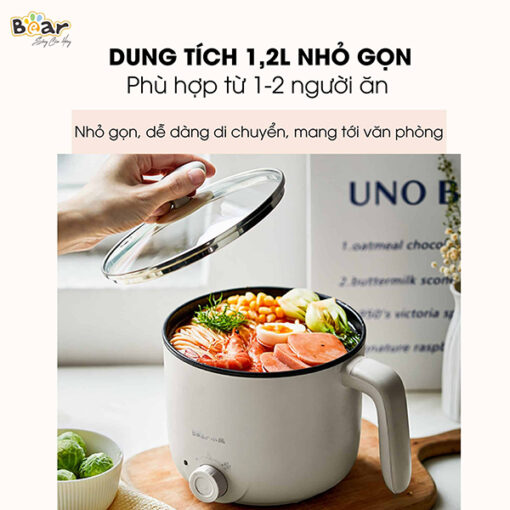 Nồi điện đa năng Bear 1.2L DRG-C12K1