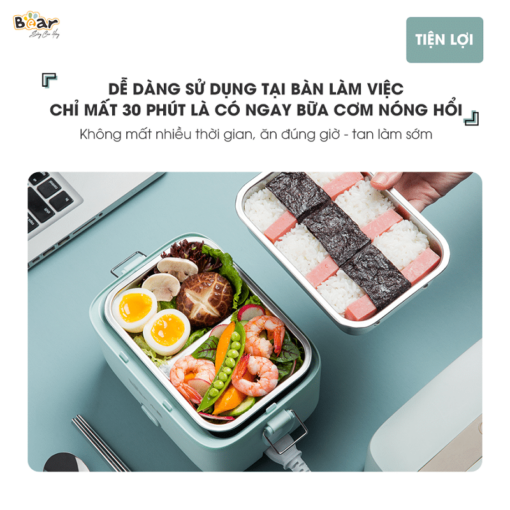 Hộp Cơm Điện Bear SB-HC12L