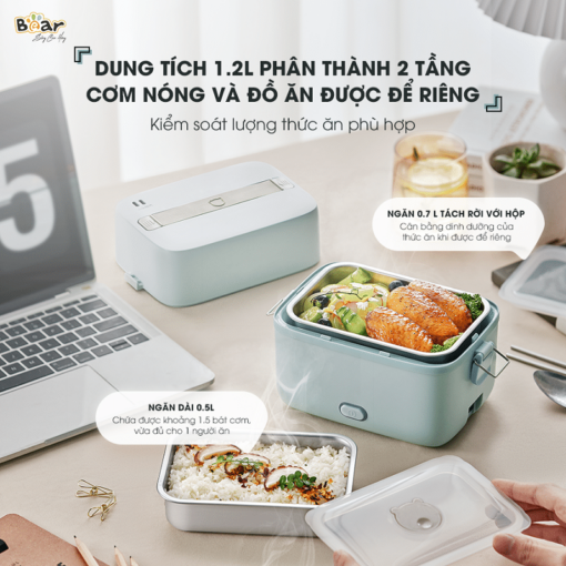 Hộp Cơm Điện Bear SB-HC12L