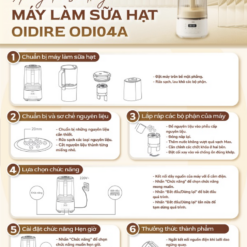 Máy làm sữa hạt OIDIRE 1.2L ODI04A