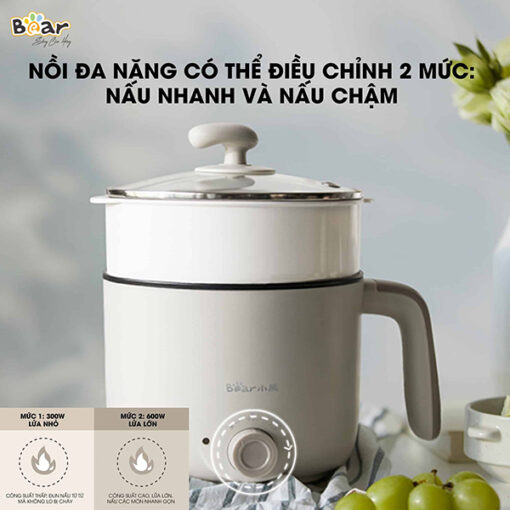 Nồi điện đa năng Bear 1.2L DRG-C12K1