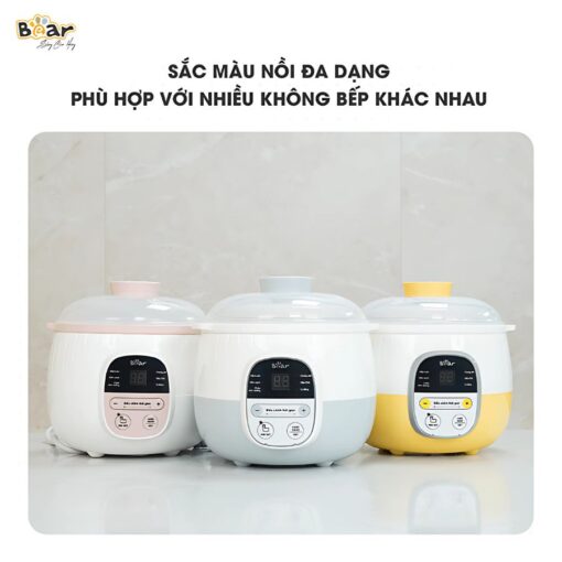 Nồi nấu chậm Bear 0.8L SUBE001