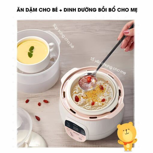 Nồi nấu chậm Bear 0.8L SUBE001