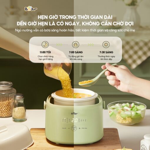 Nồi nấu chậm Bear 1L SB-NNC10