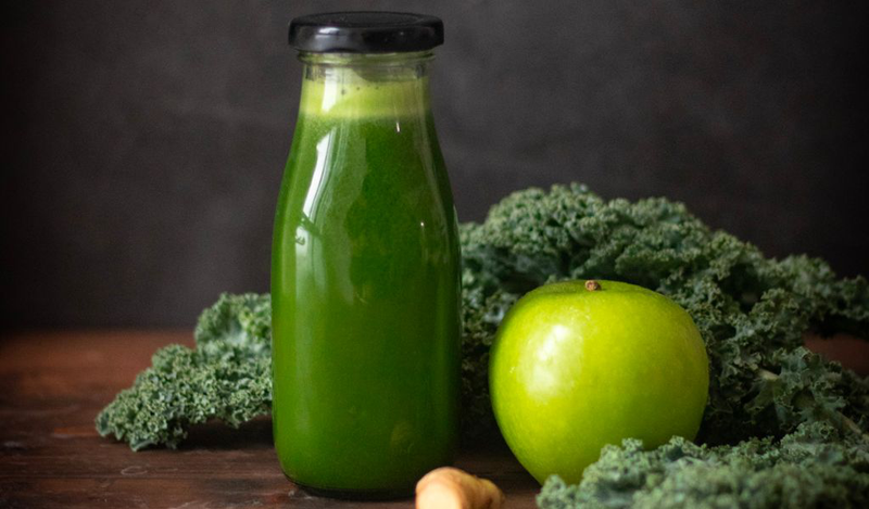Công thức làm sinh tố cải kale và táo