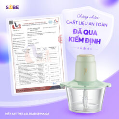 Chất liệu an toàn tiếp xúc thực phẩm, dễ dàng vệ sinh, không bám mùi