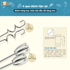 máy đánh trứng bear HM-B01V1
