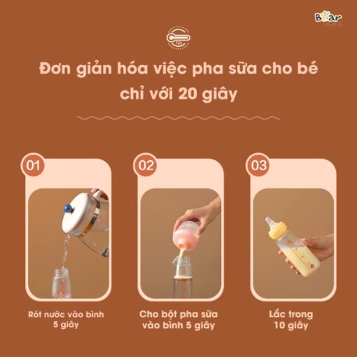 máy hâm sữa bear TNQ-D12D1