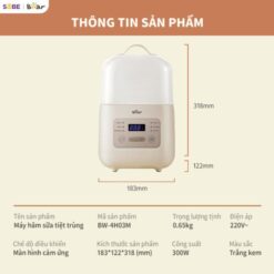 Máy hâm sữa BW-4H03M