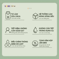 Máy làm sữa chua Bear 1L SB-SC12C