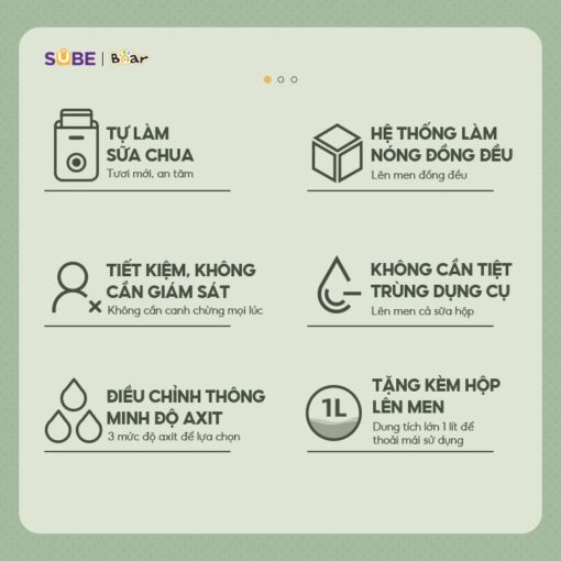 Máy làm sữa chua Bear 1L SB-SC12C