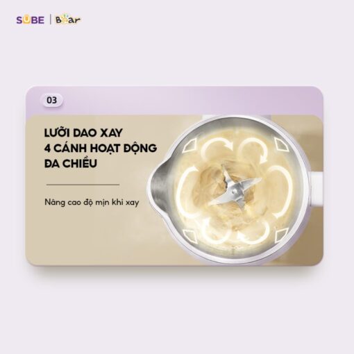 máy làm sữa hạt Bear 0.6L SB-SH06D