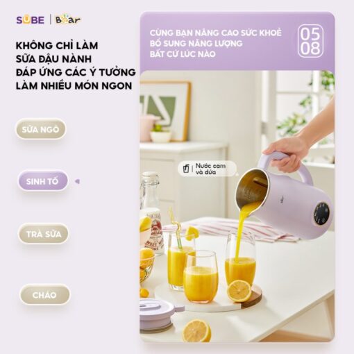 máy làm sữa hạt Bear 0.6L SB-SH06D