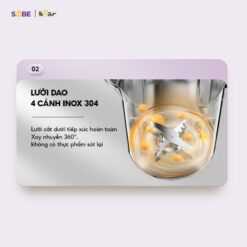 máy làm sữa hạt Bear 0.6L SB-SH06D