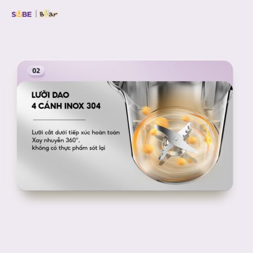 máy làm sữa hạt Bear 0.6L SB-SH06D