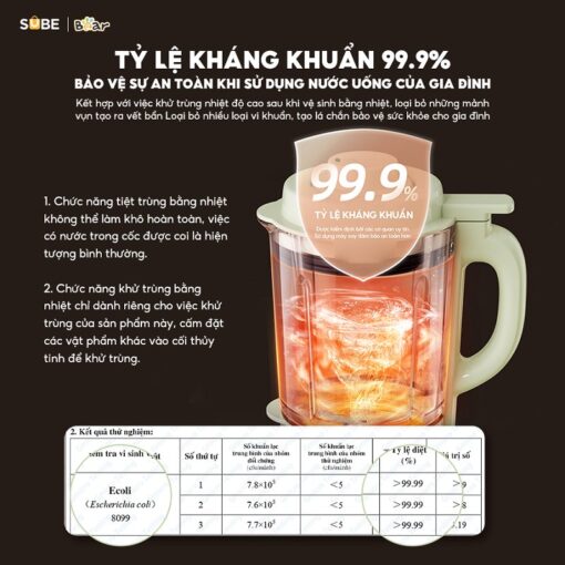 Máy làm sữa hạt Bear 1.75L SB-SH17V