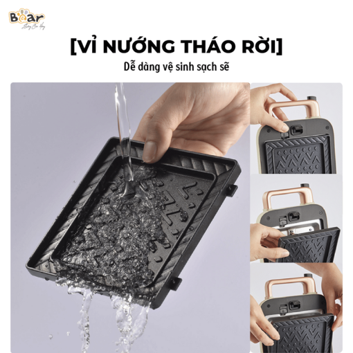 Vỉ nướng chống dính tháo rời dễ dàng vệ sinh và sử dụng 
