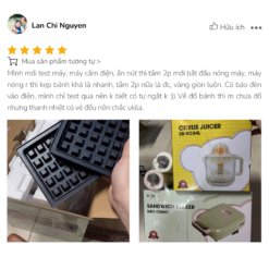Máy nướng 2 phút đã bắt đầu nóng, bữa sáng chuẩn bị nhanh gọn 