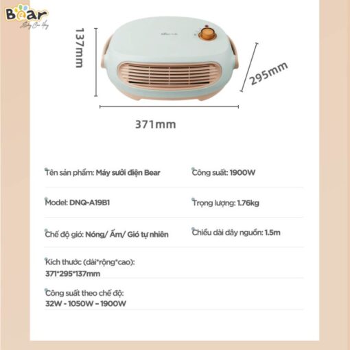 máy sưởi bear dnq-c20b1