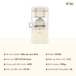 máy vắt cam Bear ZZJ-F45A5