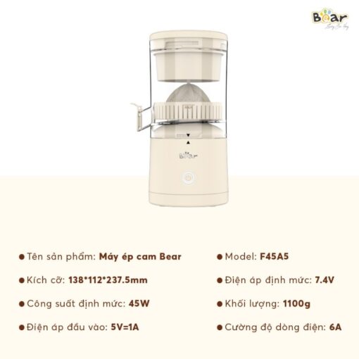 máy vắt cam Bear ZZJ-F45A5