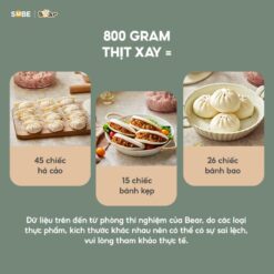 Máy xay thịt Bear CH-4H03F