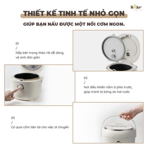 Nồi cơm điện Bear 3L SB-NC30A