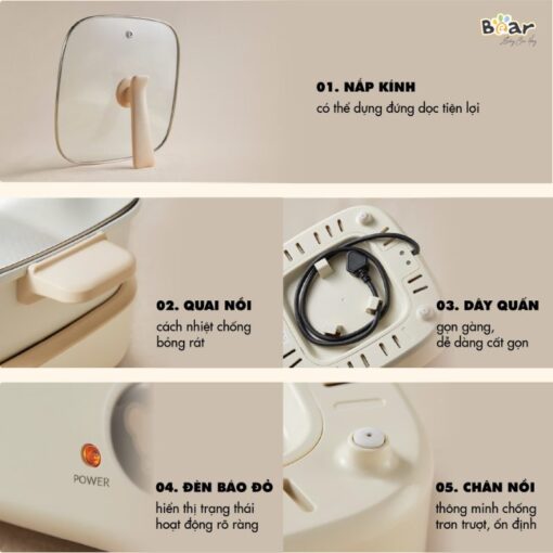 Nồi lẩu Bear DHG-C40M1