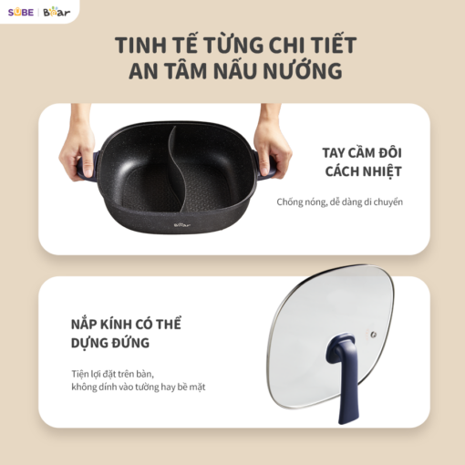 Nồi lẩu Bear 6L SB-NL60U