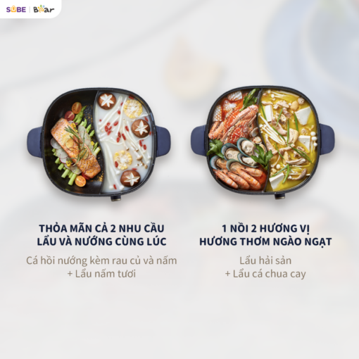 Nồi lẩu Bear 6L SB-NL60U