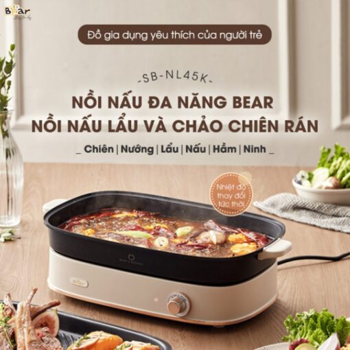 Bếp lẩu nướng Bear SB-NL45K