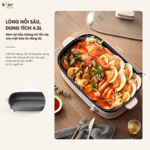 Bếp lẩu nướng Bear SB-NL45K