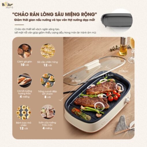 Bếp lẩu nướng Bear SB-NL45K