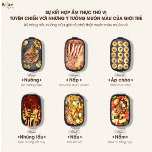 Bếp lẩu nướng Bear SB-NL45K
