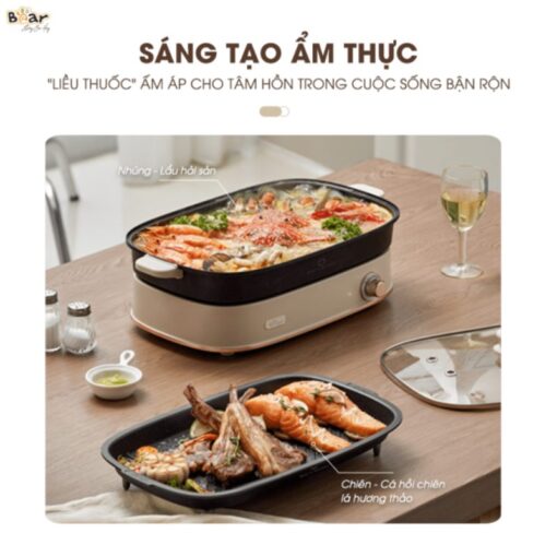 Bếp lẩu nướng Bear SB-NL45K