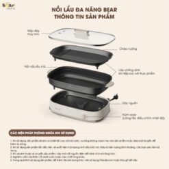 Bếp lẩu nướng Bear SB-NL45K