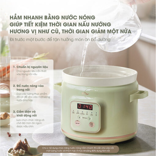 Nồi nấu chậm Bear 2L SB-NNC20