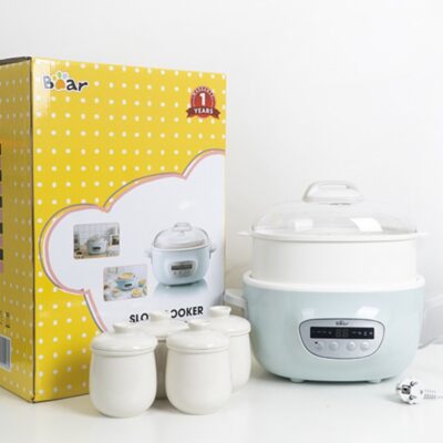 Hướng dẫn sử dụng nồi nấu chậm Bear 2.5L