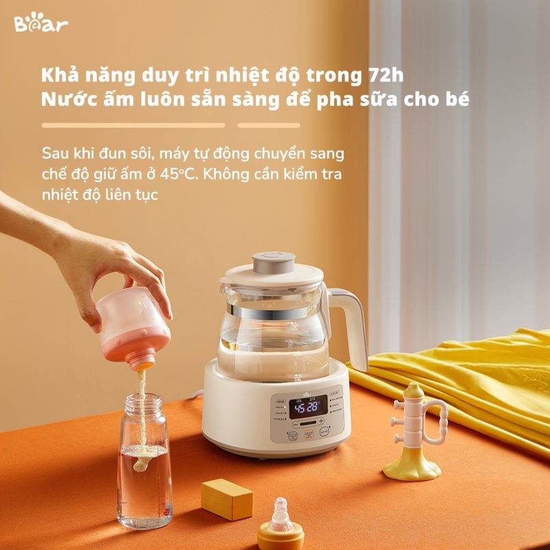 Máy đun nước hâm sữa Bear