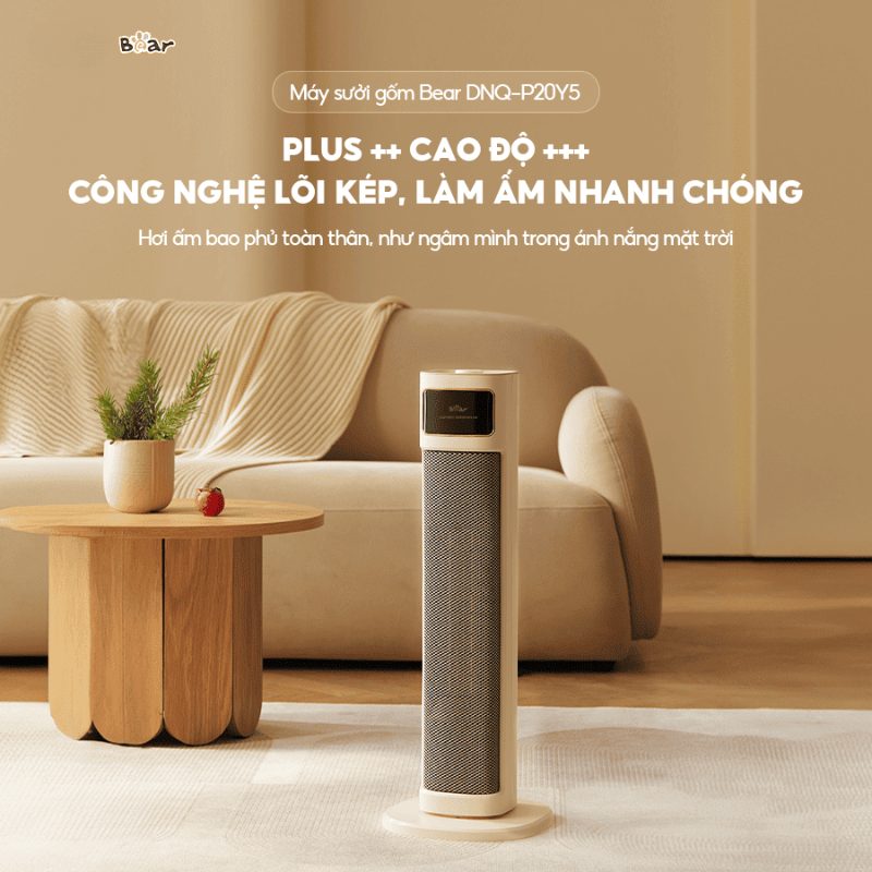 Máy sưởi gốm Bear 