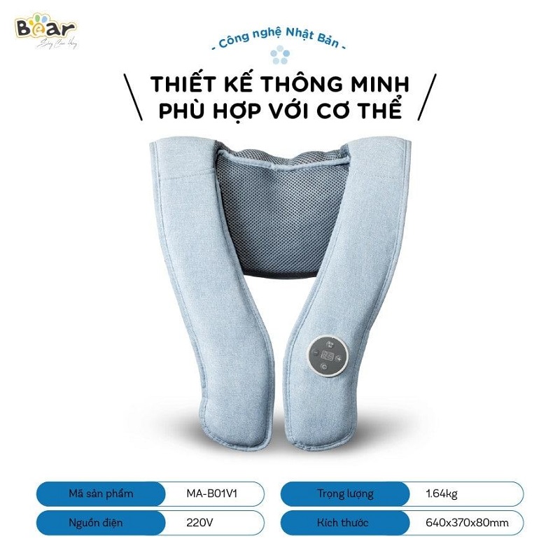 Máy massage Bear - Quà tặng khách hàng cuối năm ý nghĩa