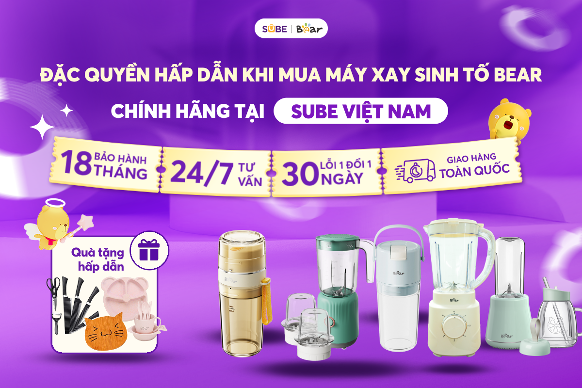 SUBE Việt Nam - Nhà phân phối chính hãng sản phẩm Bear tại Việt Nam