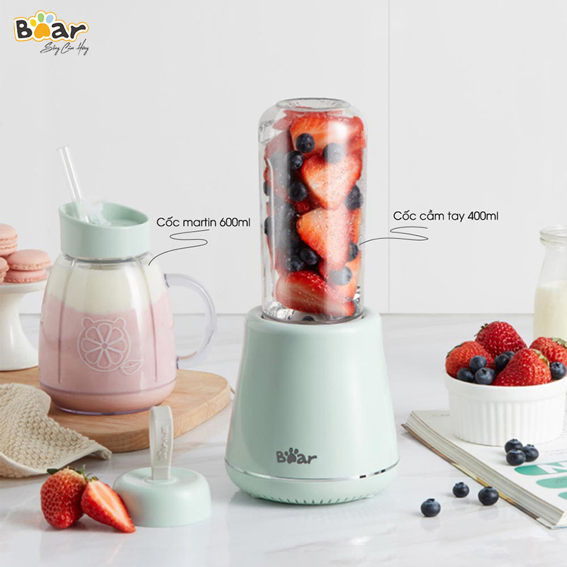 Máy xay sinh tố Bear nạp năng lượng tức thì