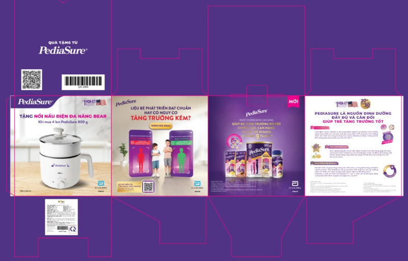 Pediasure tạo ấn tượng với khách hàng nhờ hộp quà tặng theo yêu cầu nồi nấu điện đa năng Bear