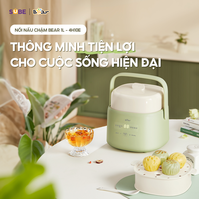 Quà tặng nồi nấu chậm Bear thể hiện sự trân trọng và thấu hiểu đối với người nhận là các mẹ bỉm hiện đại.