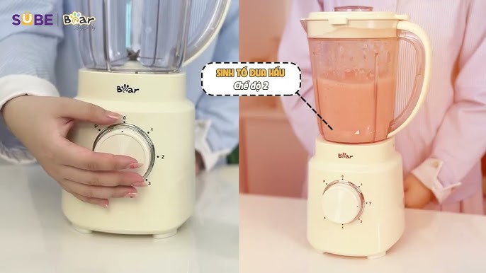 cách sử dụng máy xay sinh tố Bear