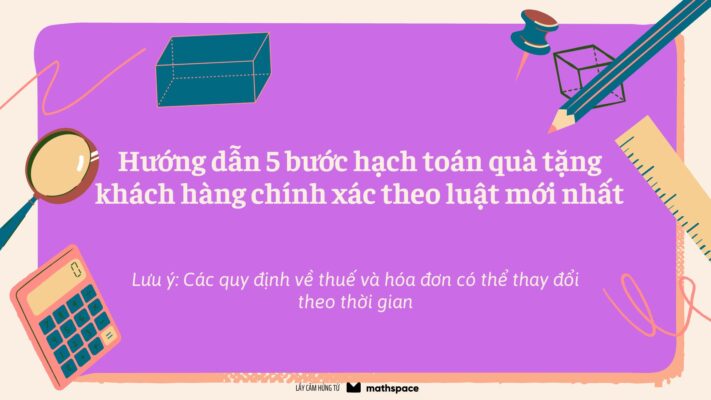 hạch toán quà tặng khách hàng