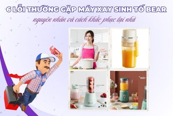 máy xay cầm tay bear bị lỗi