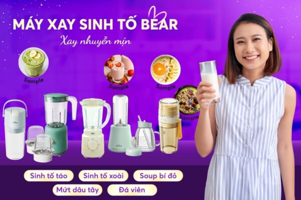 máy xay sinh tố bear có tốt không