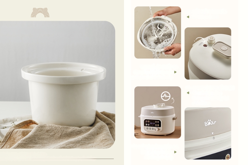 So sánh độ an toàn của nồi nấu chậm và nồi áp suất